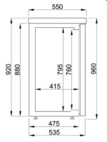 Barcooler Black 4 Glass Doors - Image 2