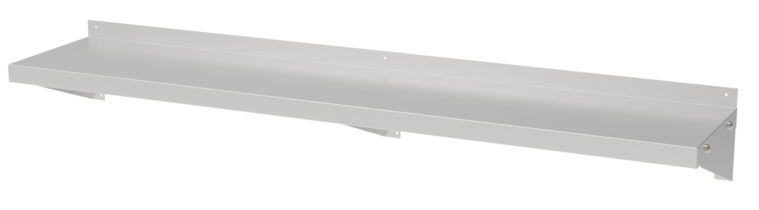 7490.0220-9479 400 SS Wall Shelves 1600 Incl. Brackets - Image 1