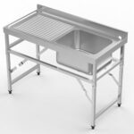 600 Fold Down Sink Unit 1200 1R