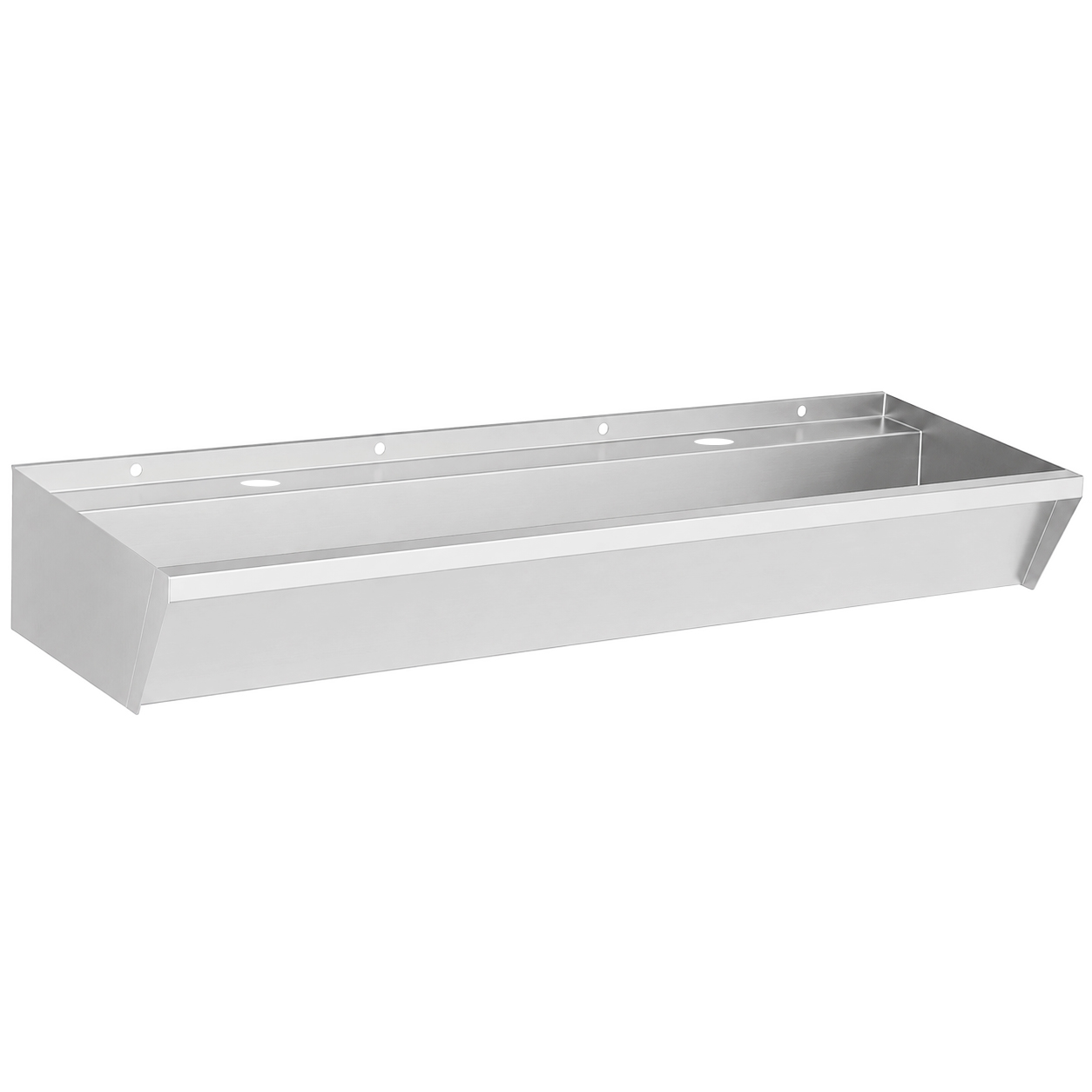 7490.0345201 Wash Basin SS 2 Taps 1200X360X135MM - Image 1