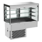 Drop-in Cubic Refrigerated Display - Roll-up 3/1