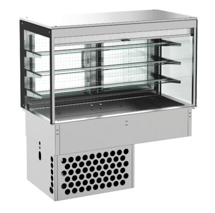 Drop-in Cubic Refrigerated Display - Roll-up 3/1