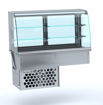 Drop-in Curved Refrigerated Display - Closed 4/1