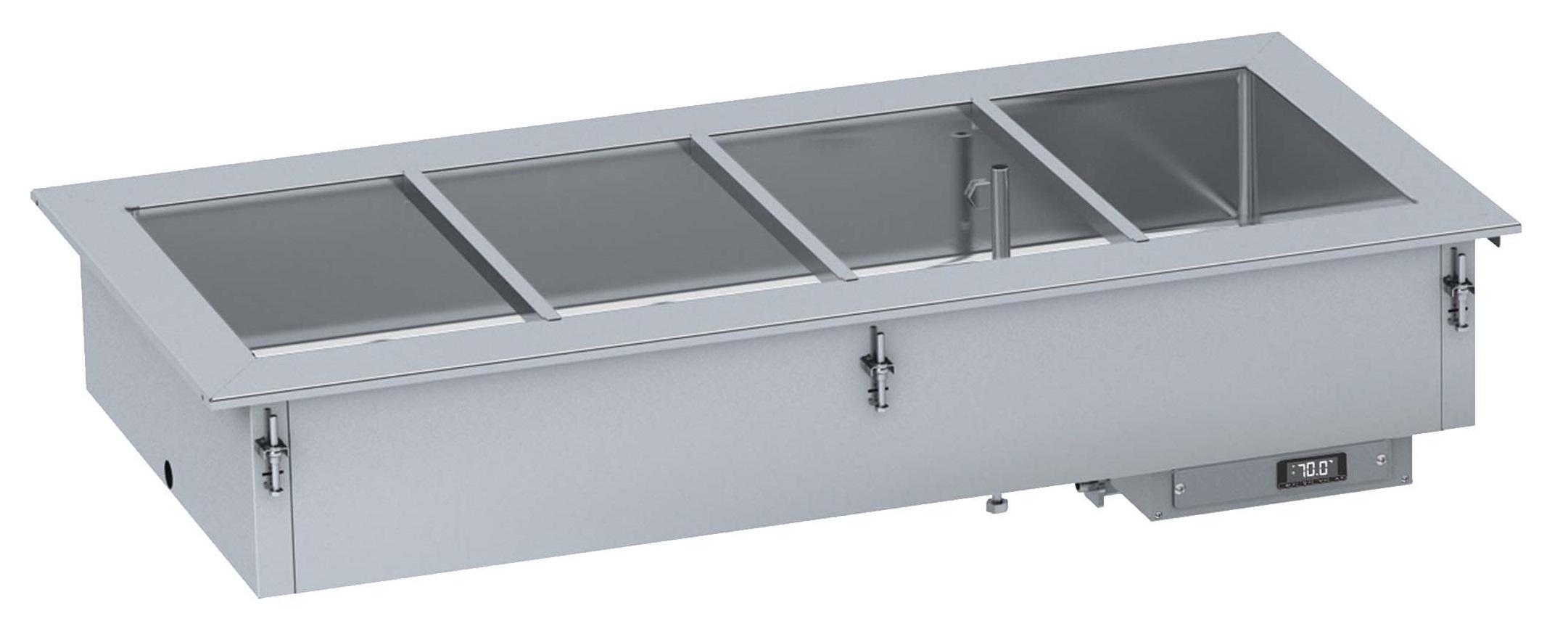 7495.0310-13477 Drop-in Bain-marie Unit 2/1 - Manual Water Filling - Image 1