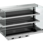 Drop-in Cubic Heated Ceramic Display Wall Model - Black 5/1