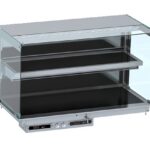 Drop-in Cubic Heated Ceramic Display Wall Model - Black 4/1
