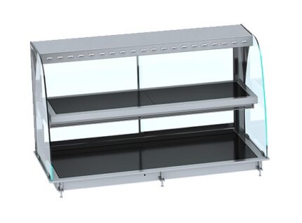 Drop-in Curved Heated Ceramic Display - Black 4/1