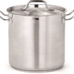 Deep Stockpot High SS + Lid ø20 6,3L