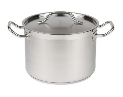 Deep Stockpot Mid High SS + Lid ø20 4L