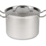 Deep Stockpot Mid High SS + Lid ø32 16L