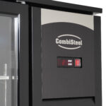 Backbar Cooler 2 Glass Doors Black - Image 5
