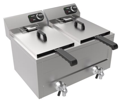 Electric Counter Fryer 2X8L 2X3KW