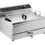 Electric Counter Fryer 25L - With Drain Valve