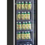 Refrigerator 1 Glass Door Black