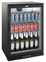 Backbar Cooler Black 1 Door