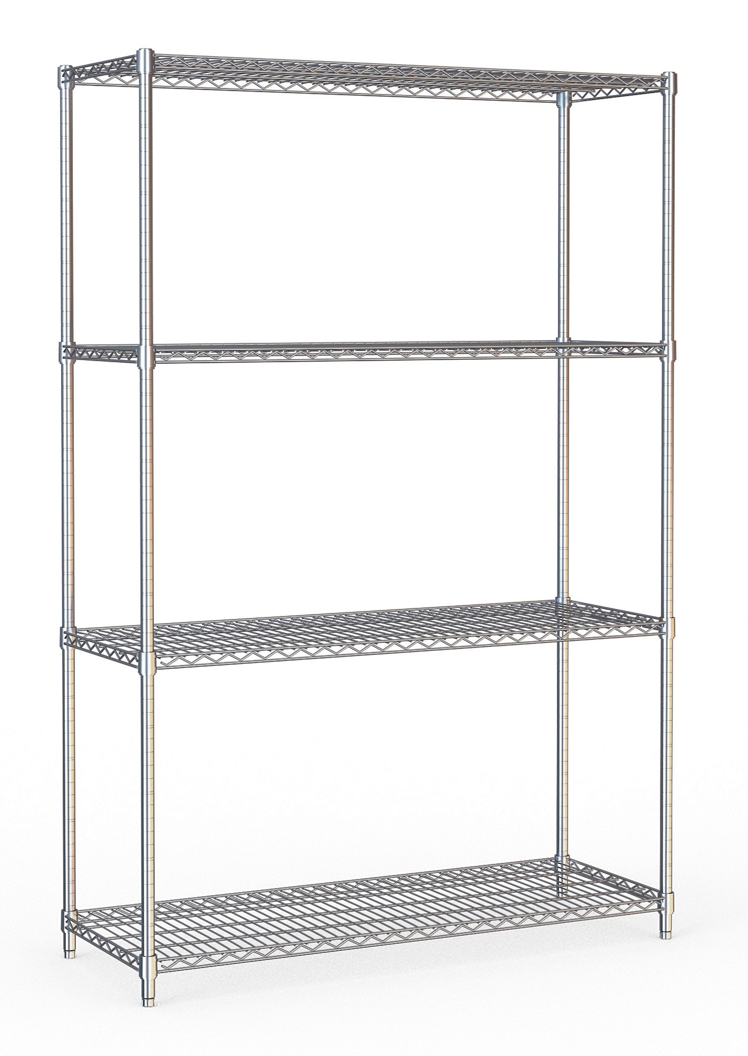7530.0010-15434 Shelf Units 4 Levels 1200 Flat Packed - Image 1