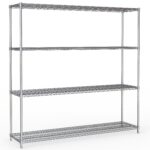 Shelf Units 4 Levels 1800 Flat Packed