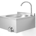 Knee Operated Hand Washbasin