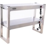Overshelf Halogen Heated 2 Levels 900 Flat Packed