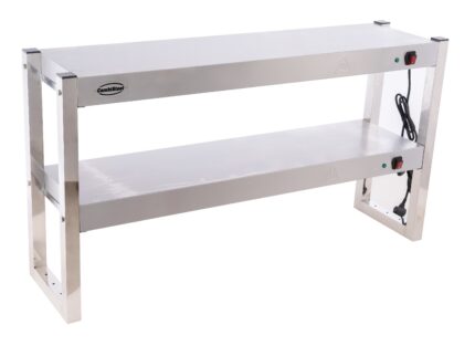 Overshelf Halogen Heated 2 Levels 1200 Flat Packed