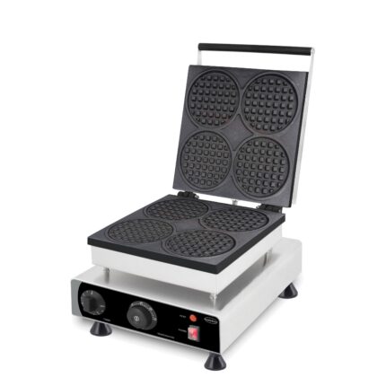 Waffle Iron 4PCS Round Waffles