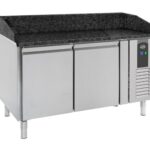 Pizza Counter 2 Doors Black Granite Worktop