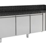 Pizza Counter 3 Doors Black Granite Worktop