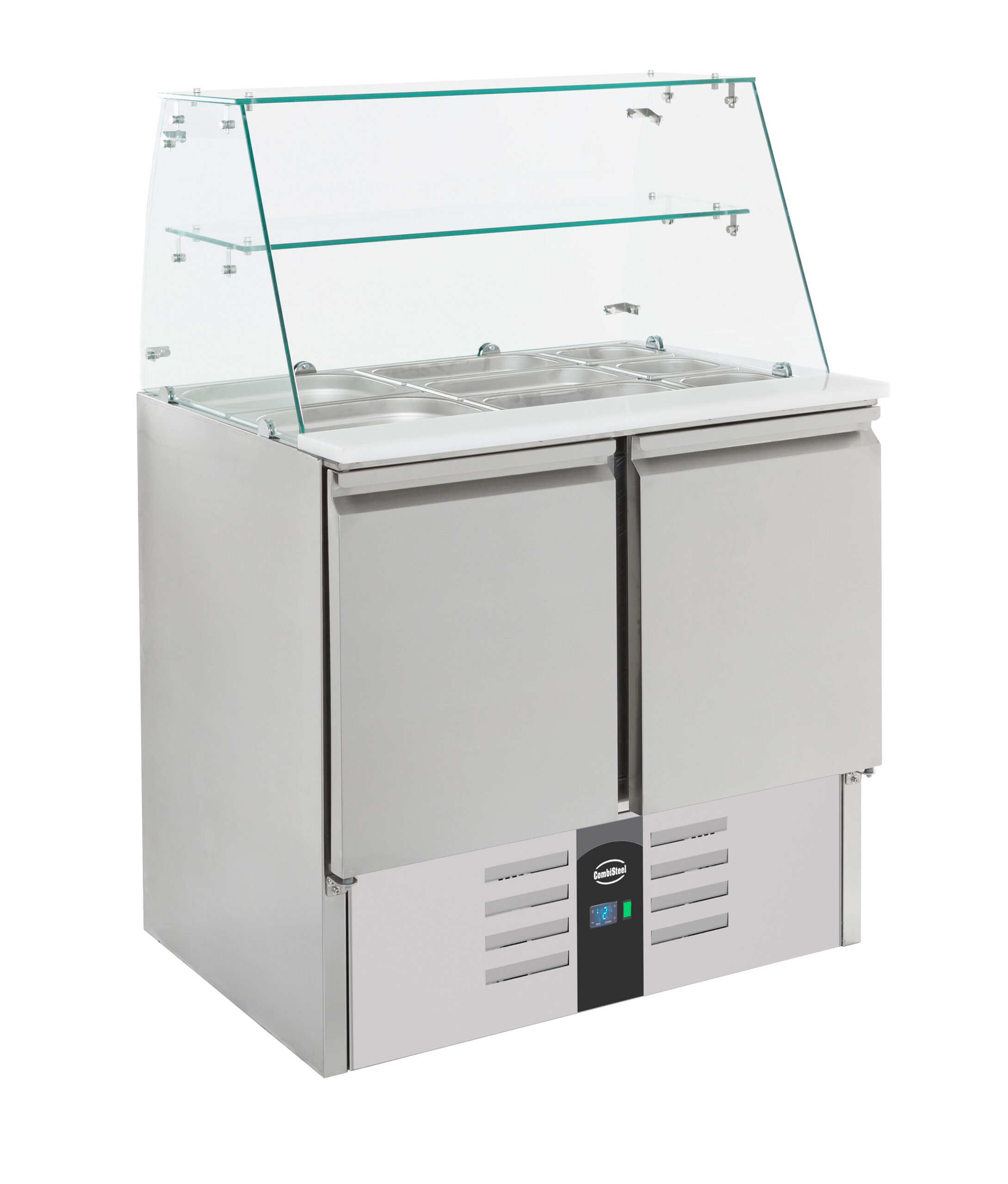 7950.0400 Refrigerated Saladette With Glass Cover 2 Doors - Image 1