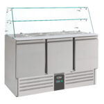 Refrigerated Saladettes With Glas 3 Doors