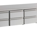 Refrigerated Counter 650 Height 6 Drawers