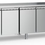 700 Refrigerated Counter 4 Doors With Adjustable Feet