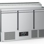 Saladette 3 Doors 8x1/6GN Container