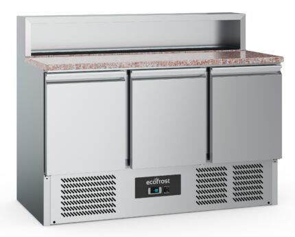 Pizza Counter 3 Doors 8x1/6GN Container