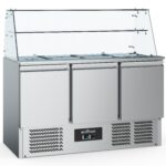 Refrigerated Saladettes With Glas 3 Doors