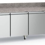 Pizza Counter 3 Doors With Wheels