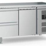 700 Refrigerated Counter 1 Door And 2 Drawers With Adjustable Feet