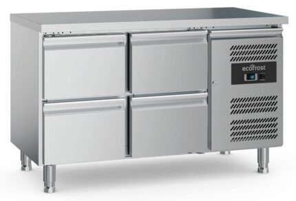700 Refrigerated Counter 4 Drawers With Adjustable Feet