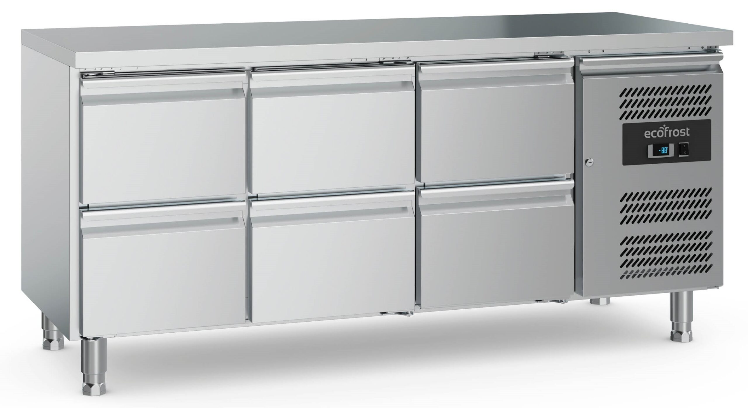 7950.5185-8873 700 Refrigerated Counter 6 Drawers With Adjustable Feet - Image 1
